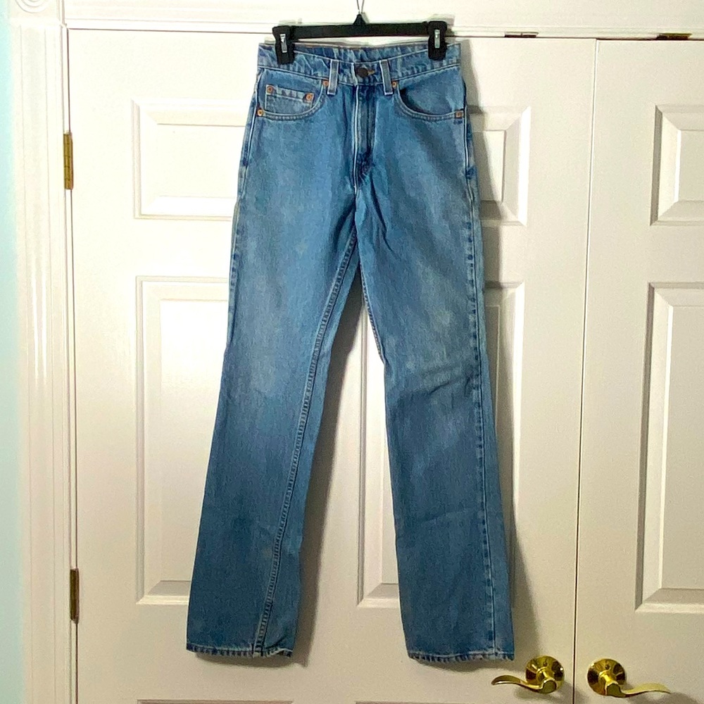 Vintage Levi 517 Denim Blue Jeans